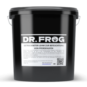 Getrockneter Lehm zur Befeuchtung von Pferdehufen Dr. Frog 5kg